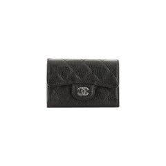 Chanel CC Classic Flap Coin Purse Quilted Caviar 