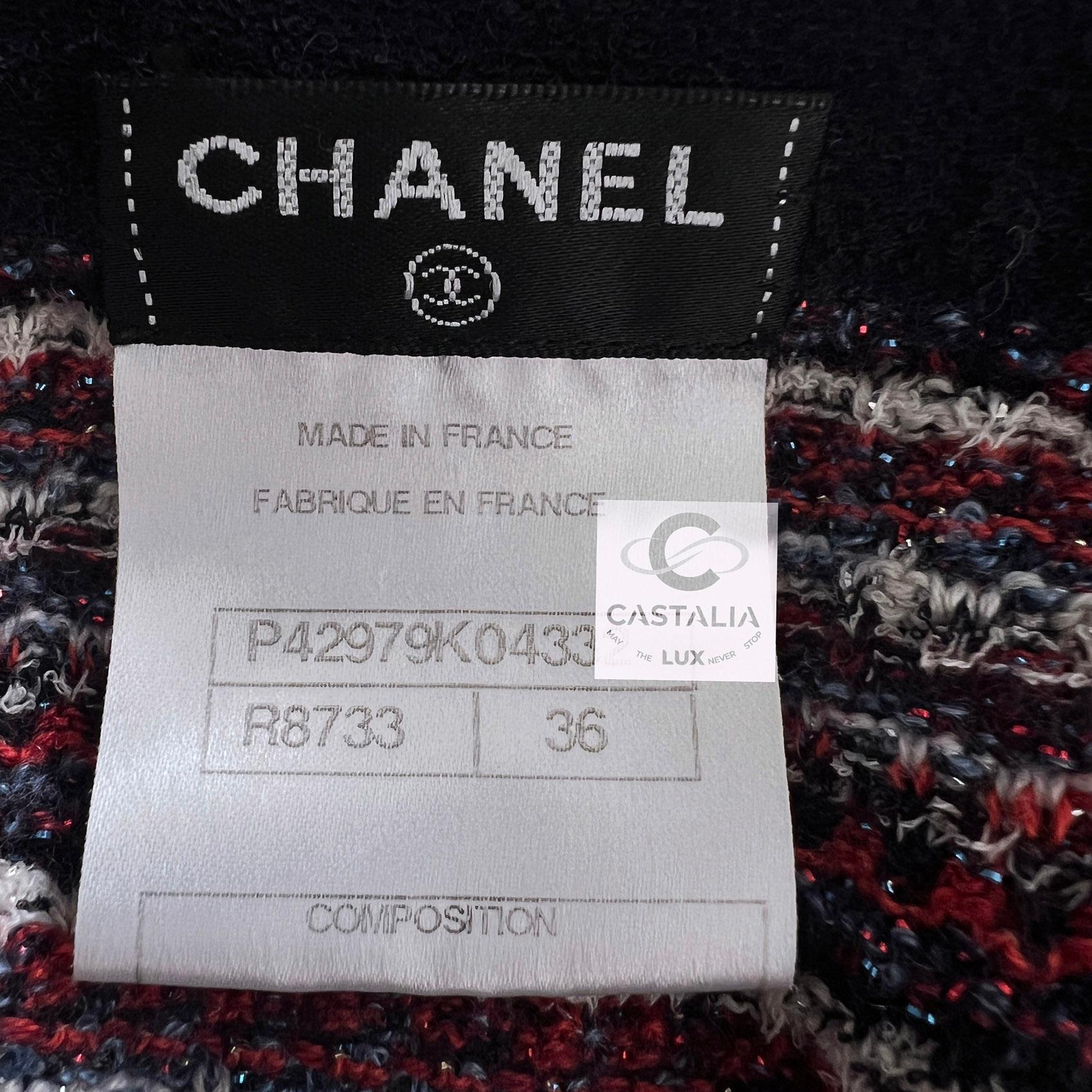 Chanel CC Clover Buttons Shimmering Cardigan 6