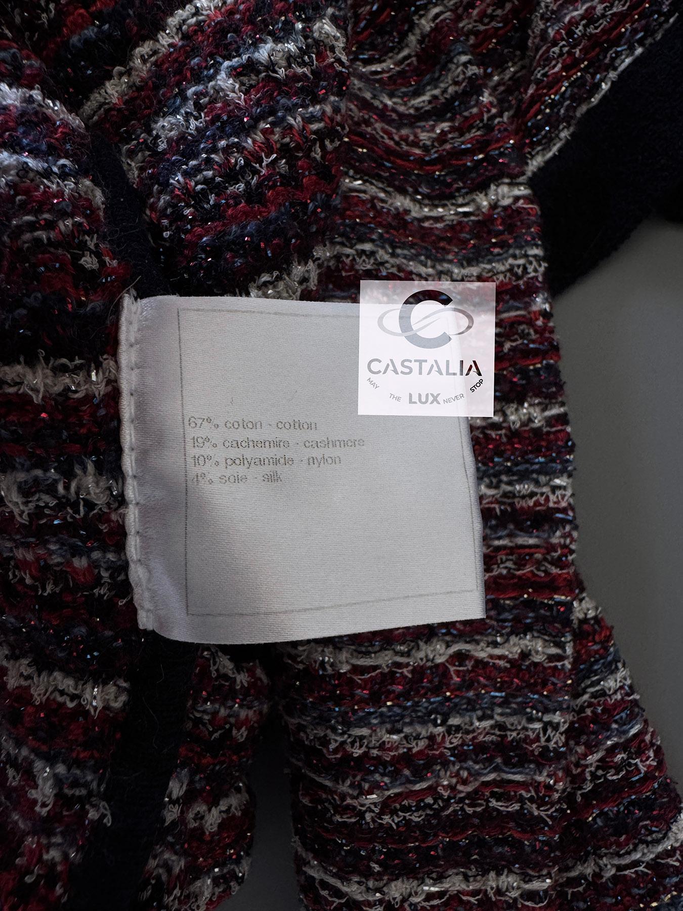 Chanel CC Clover Buttons Shimmering Cardigan 7