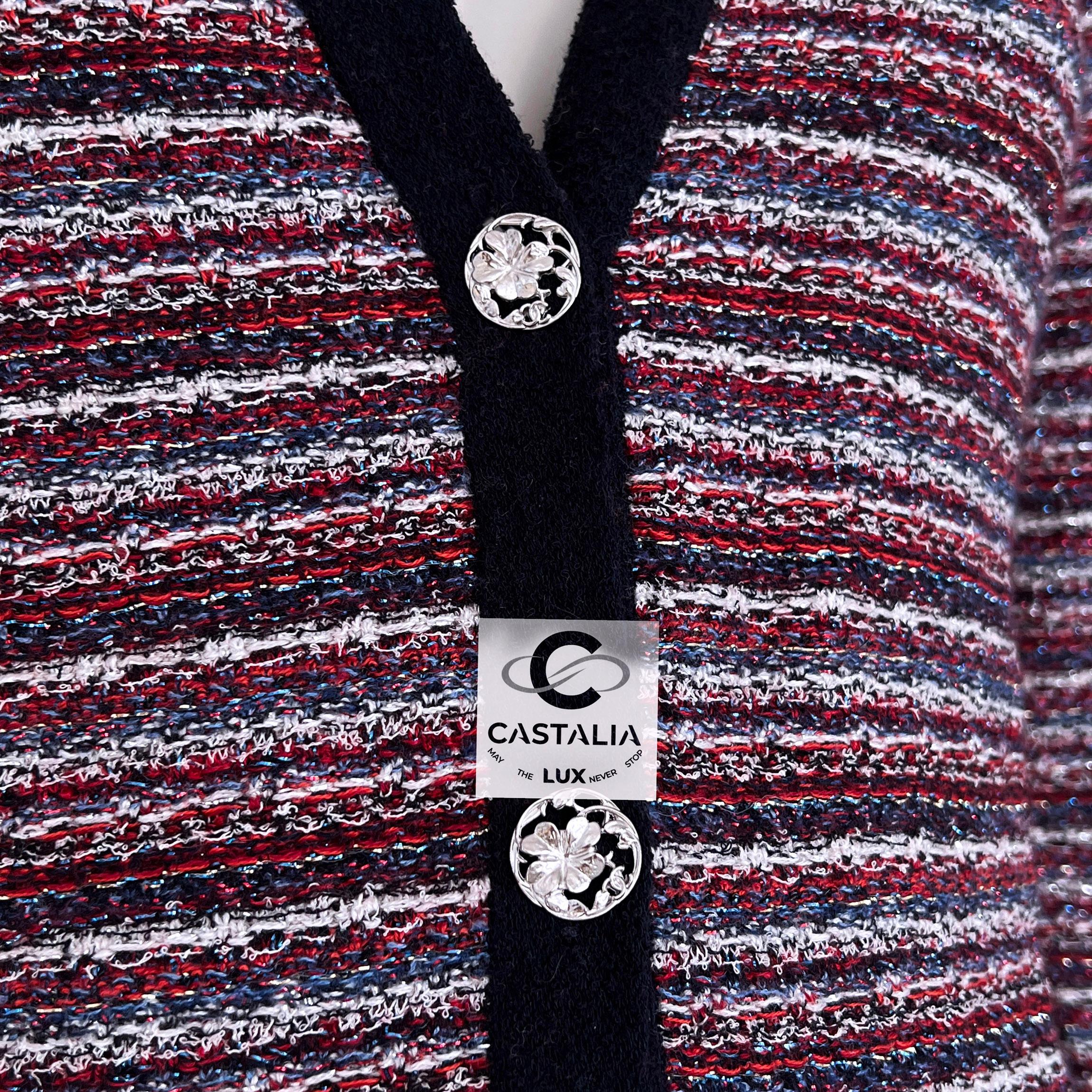 Chanel CC Clover Buttons Shimmering Cardigan 3