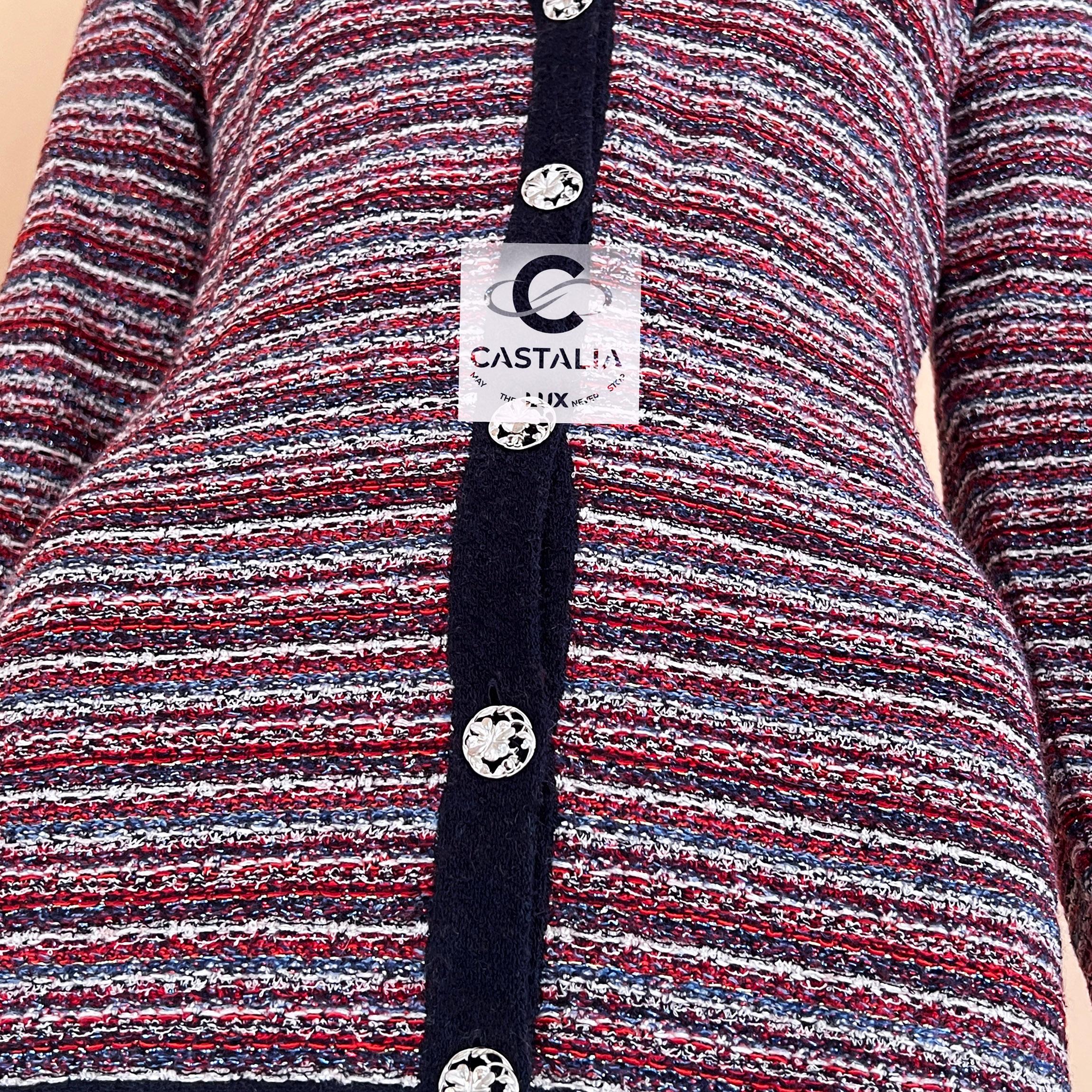 Chanel CC Clover Buttons Shimmering Cardigan 4