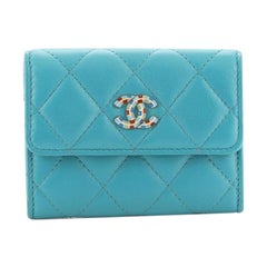 Chanel CC Compact Wallet Quilted Lambskin