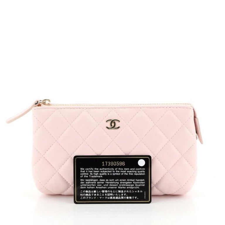 Chanel Lambskin Patchwork CC Large Pouch (SHF-2gEPBn) – LuxeDH