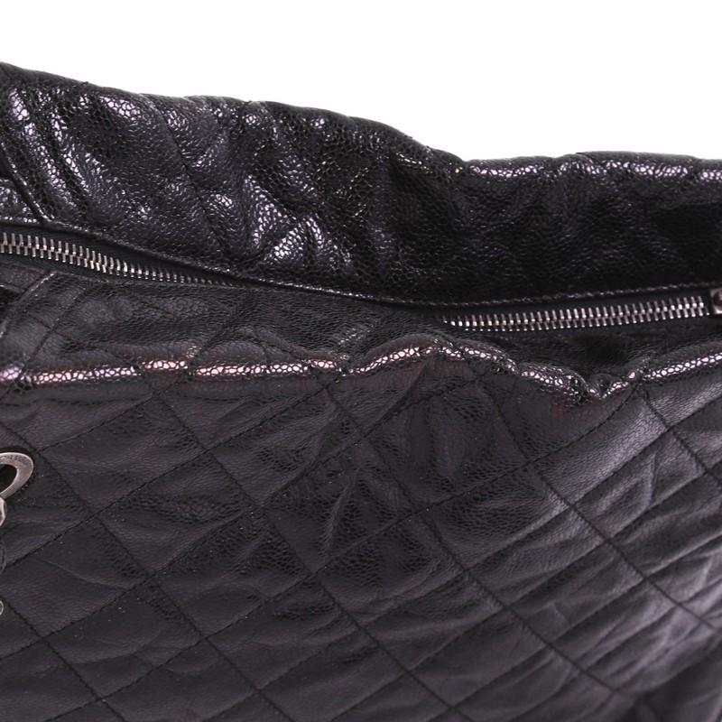 Chanel CC Crave Shoulder Bag Quilted Glazed Caviar Medium 3