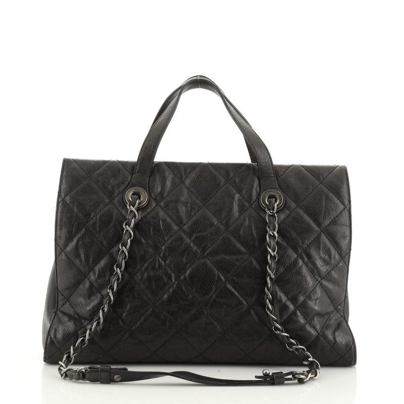 chanel cc glazed tote