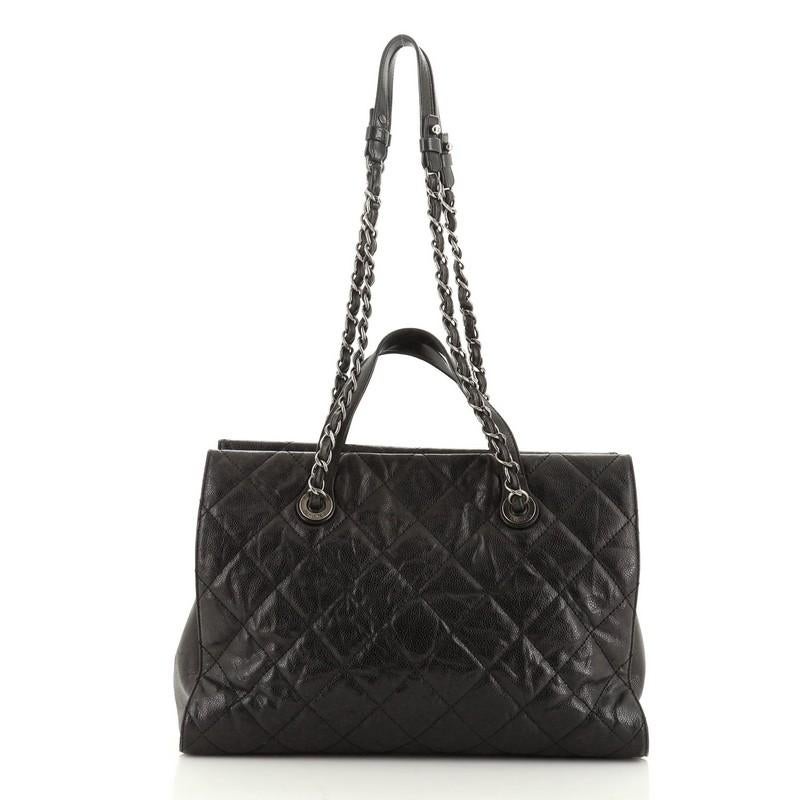 chanel cc glazed tote