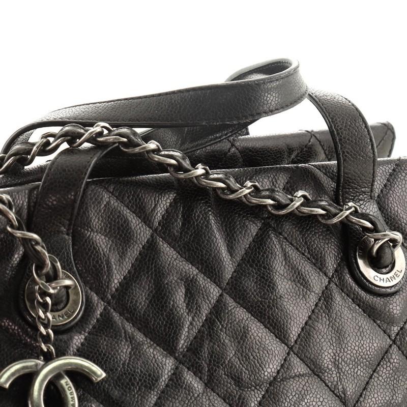 Women's or Men's Chanel CC Crave Tote Quilted Glazed Caviar