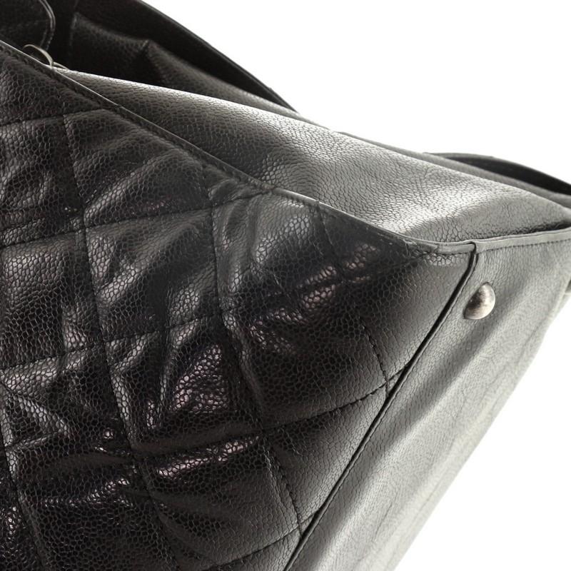 Chanel CC Crave Tote Quilted Glazed Caviar 1