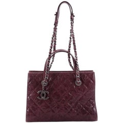 Chanel CC Crave Tote Quilted Glazed Caviar