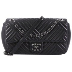 Chanel CC Crossing Flap Bag Chevron Lambskin Medium Chanel CC Crossing Flap Bag Chevron Lambskin Medium
