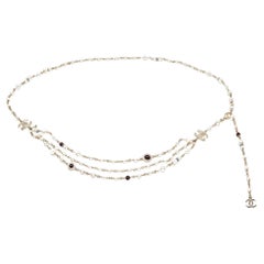 Chanel Crystal Belt - 5 For Sale on 1stDibs | crystal chain belt, chanel. belt chain, chanel body chain
