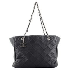 Chanel CC Curvy Tote Quilted Calfskin Medium