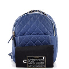 Chanel CC Day Backpack Quilted Caviar Large