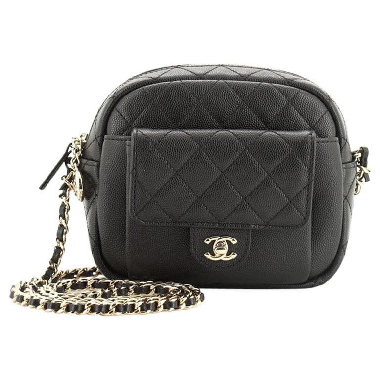 CC Day Camera Case Quilted Caviar Medium