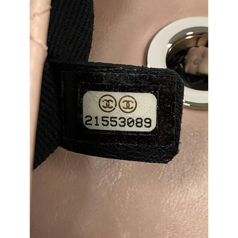 Chanel CC Delivery Tote Quilted Glazed Calfskin Small 4