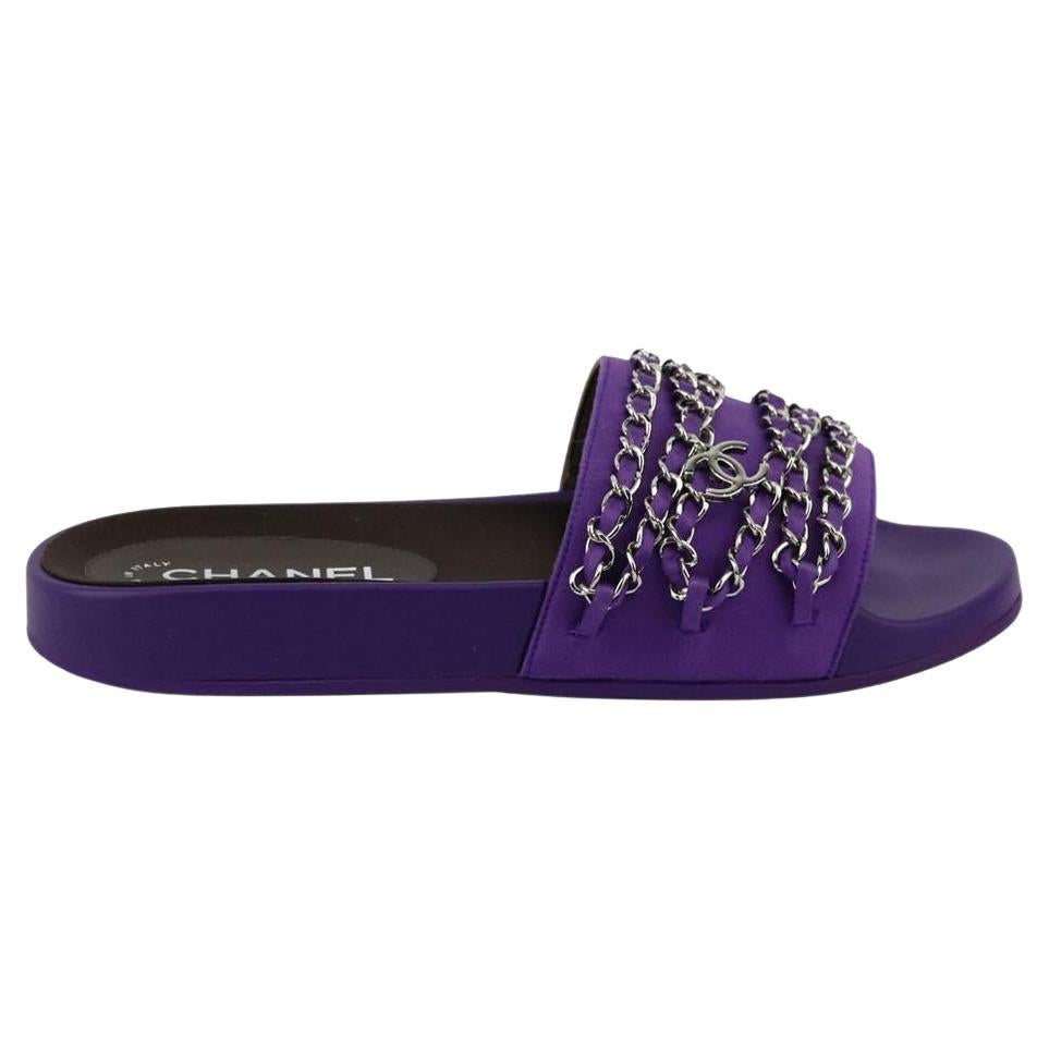 Chanel perspex sliders 2025