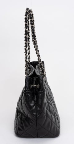 Chanel CC Diamond Quilted Tote Bag