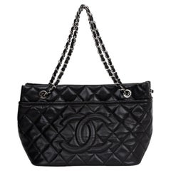 Chanel CC Diamant gesteppte Tote Bag mit Diamanten