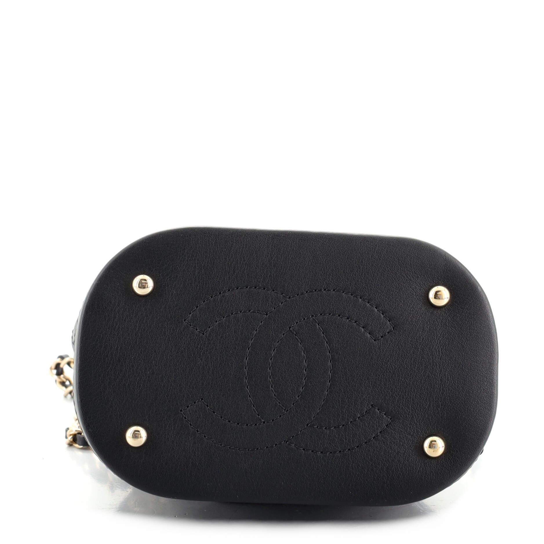 chanel cc drawstring bag