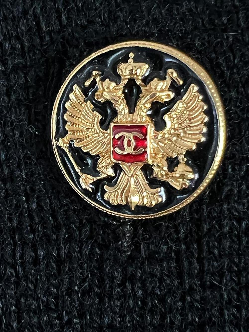 Women's or Men's Chanel CC Eagle Buttons Cashmere Jumper