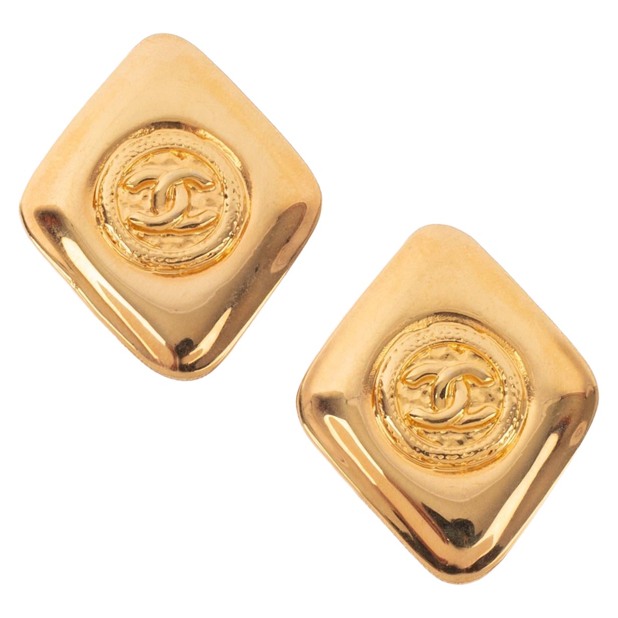 Chanel cc-Ohrringe 1980er Jahre