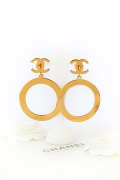 Chanel cc earrings 1988-1989