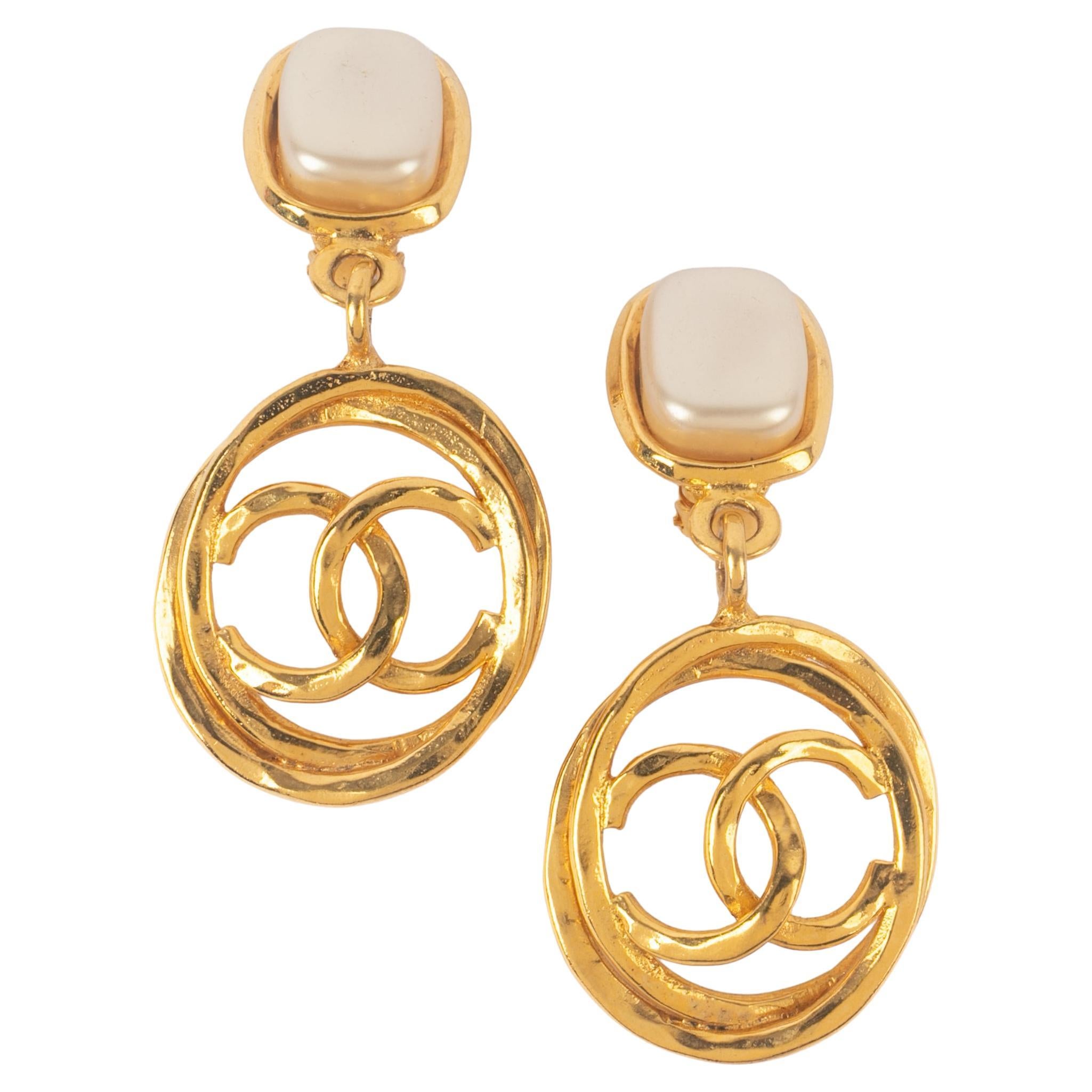 Orecchini Chanel cc anni
90
