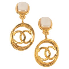 Orecchini Chanel cc anni
90