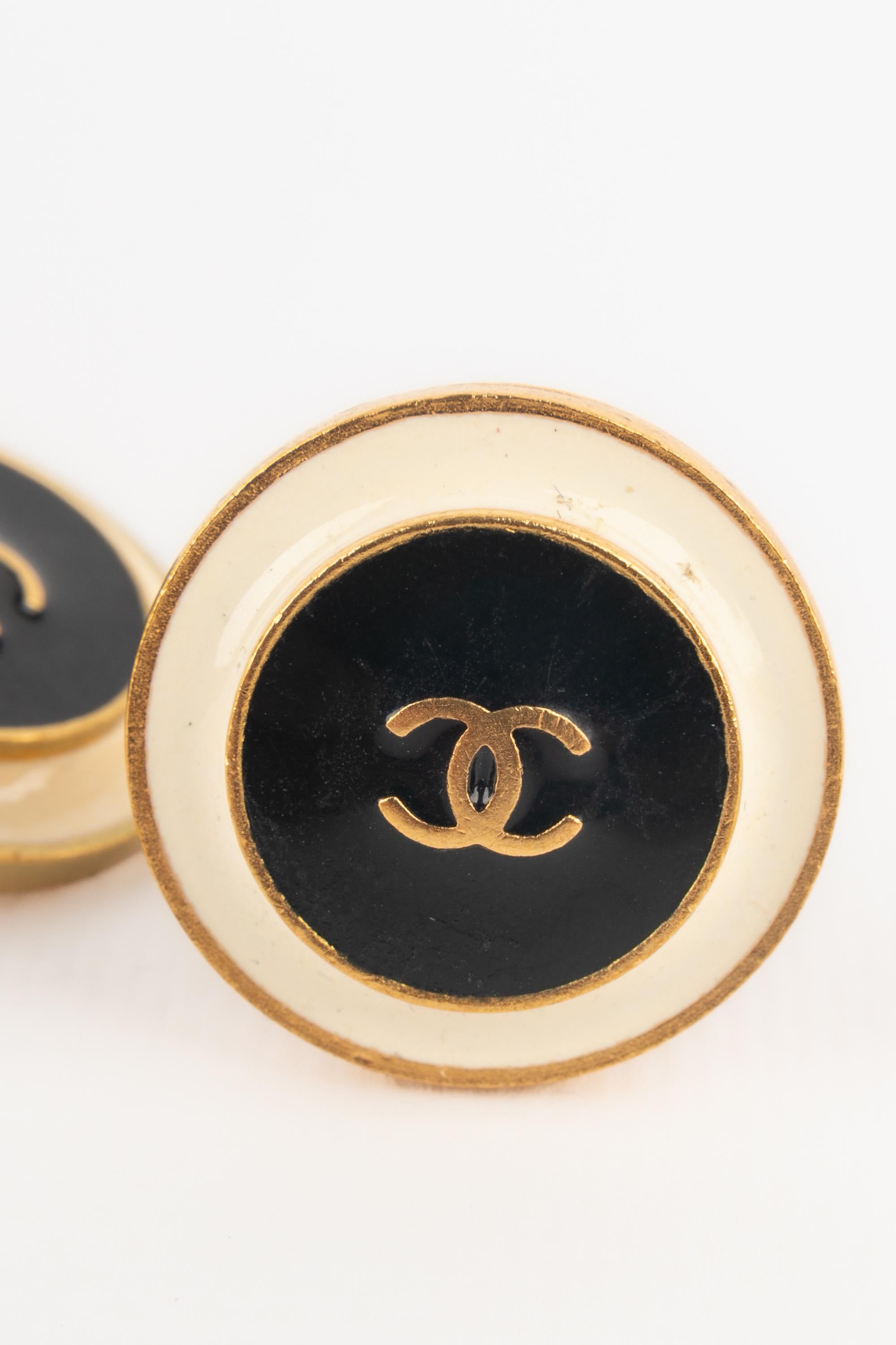 Chanel cc earrings 1995 2
