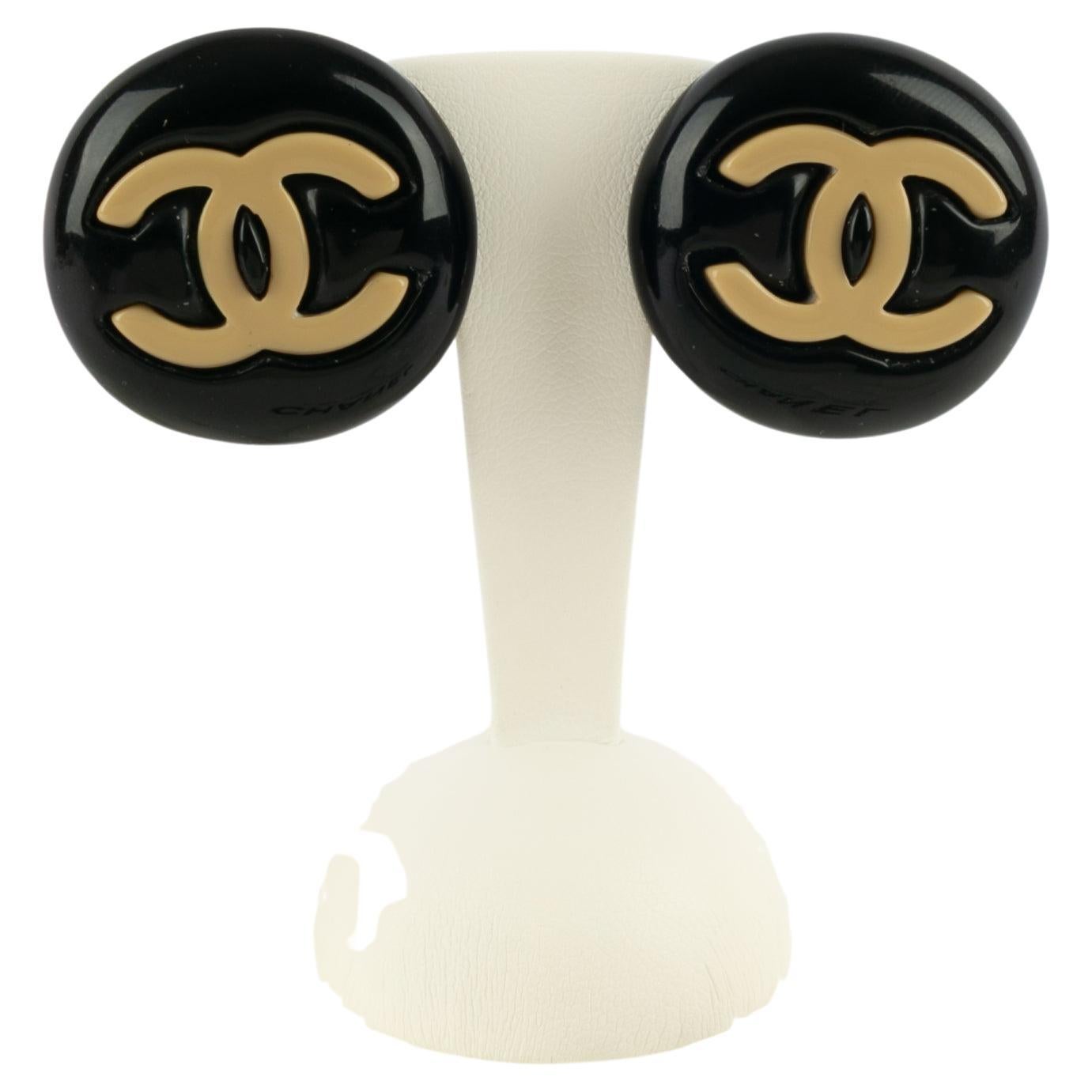 Chanel cc earrings 1995