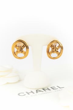 Chanel cc earrings 1996
