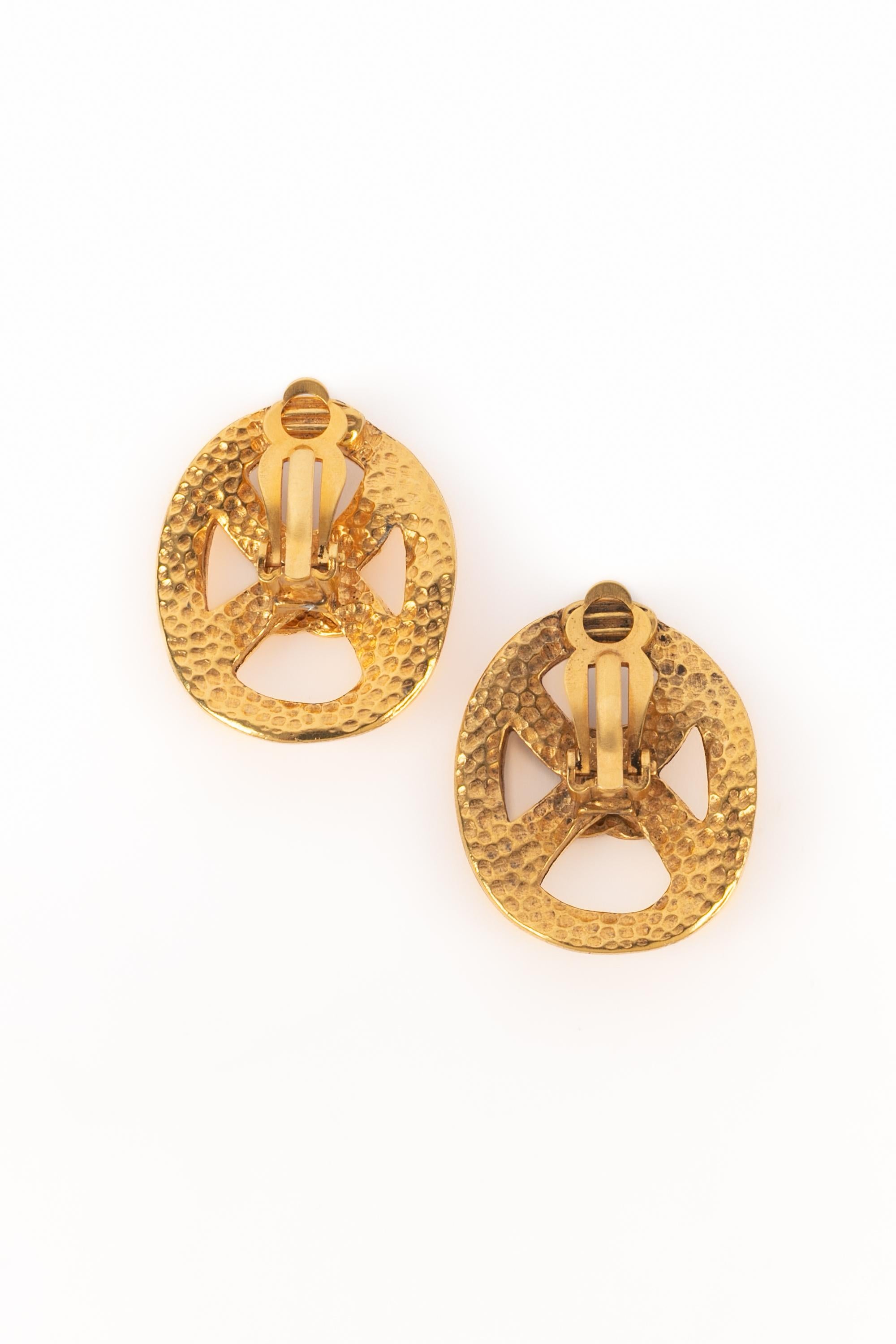 Boucles d'oreilles Chanel cc 1996 Pour femmes en vente