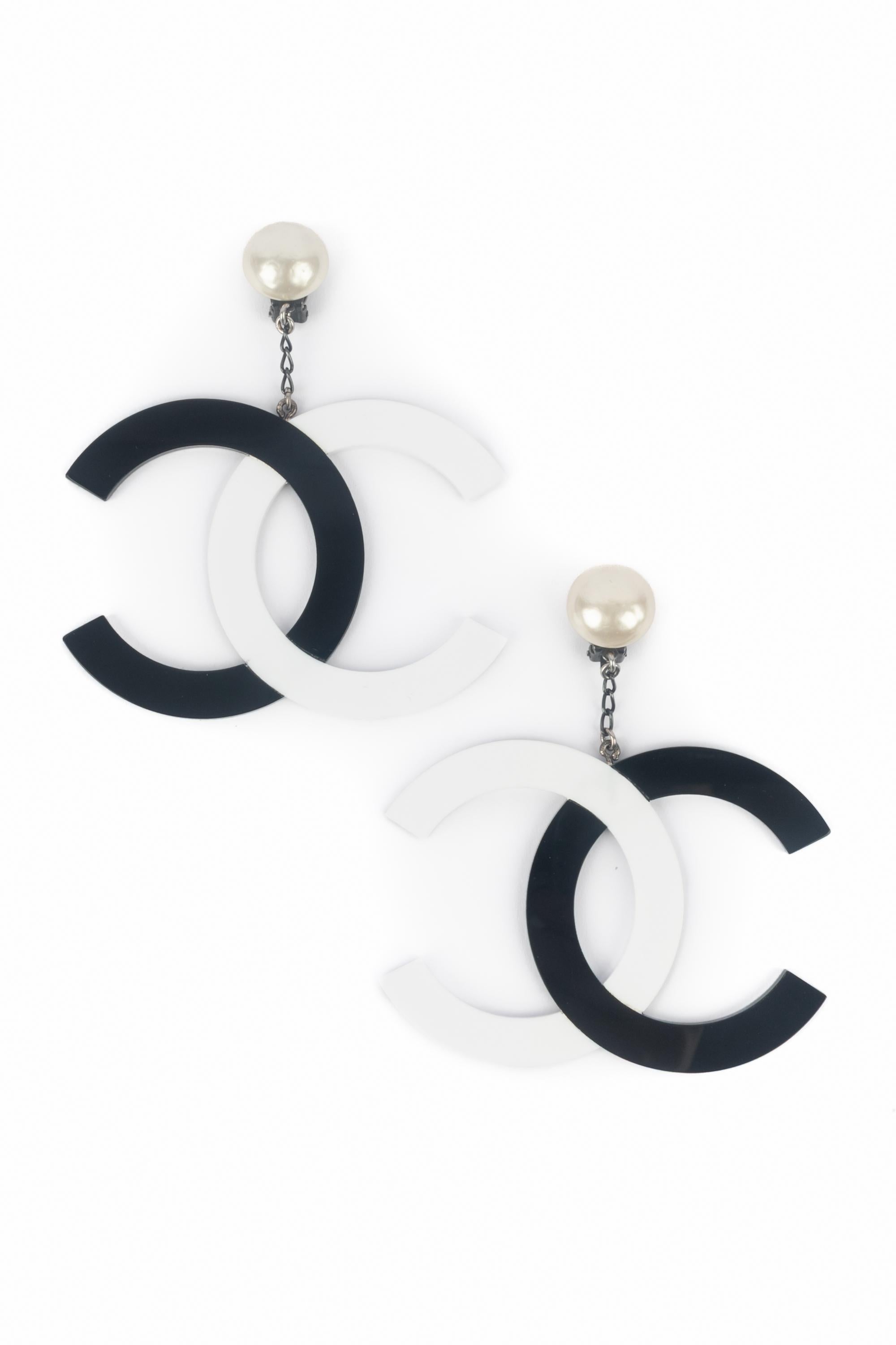 Orecchini Chanel cc 1996 in vendita 3