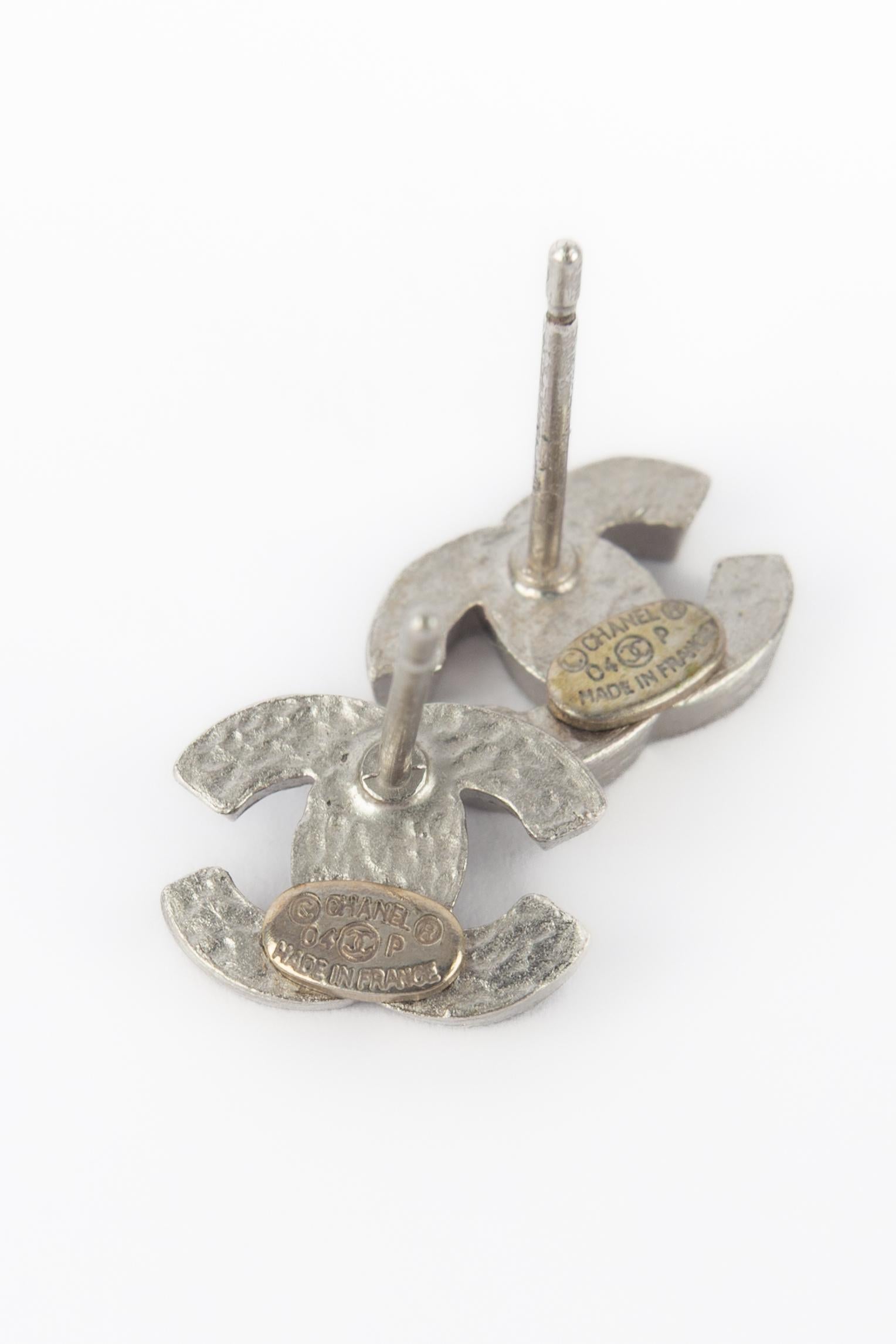 Chanel cc earrings 2004 2