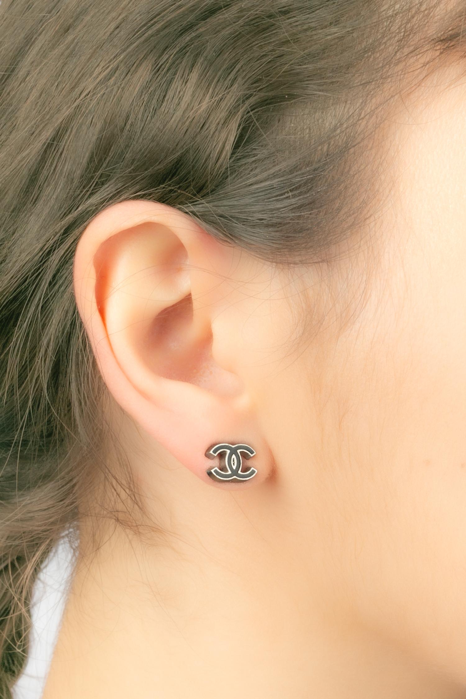 Chanel cc earrings 2004 3