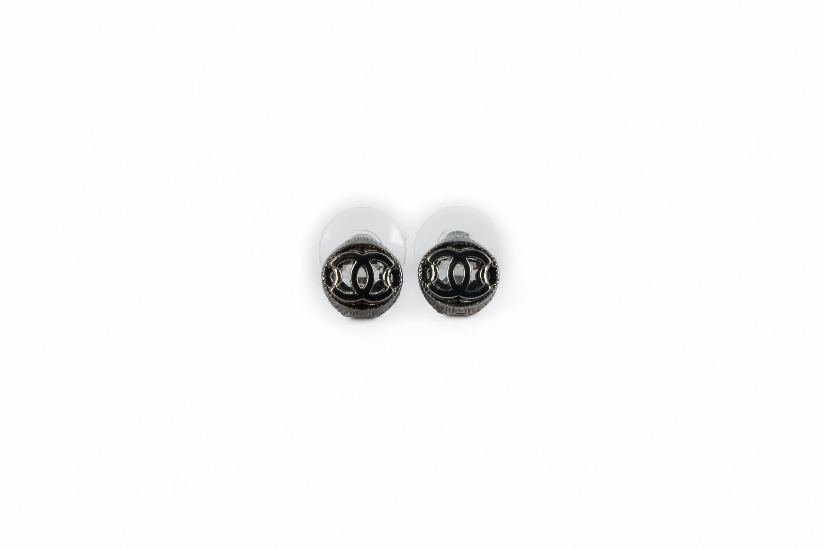 Chanel cc earrings 2017 In Excellent Condition For Sale In SAINT-OUEN-SUR-SEINE, FR