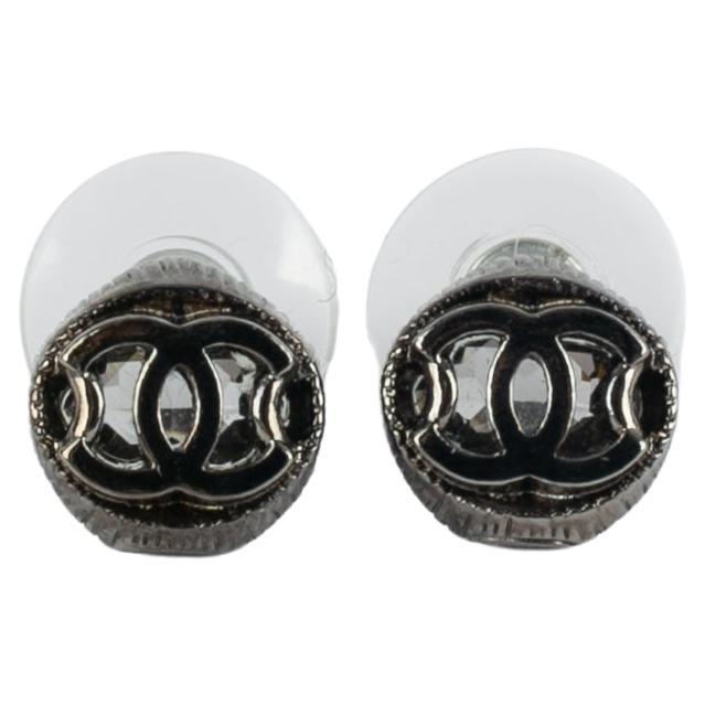 Chanel cc earrings 2017 For Sale