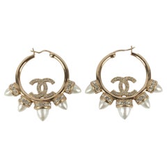Chanel cc earrings 2022