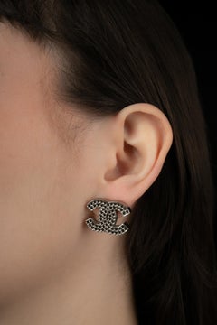 Chanel cc earrings by Karl Lagerfeld Fall-Winter 2003