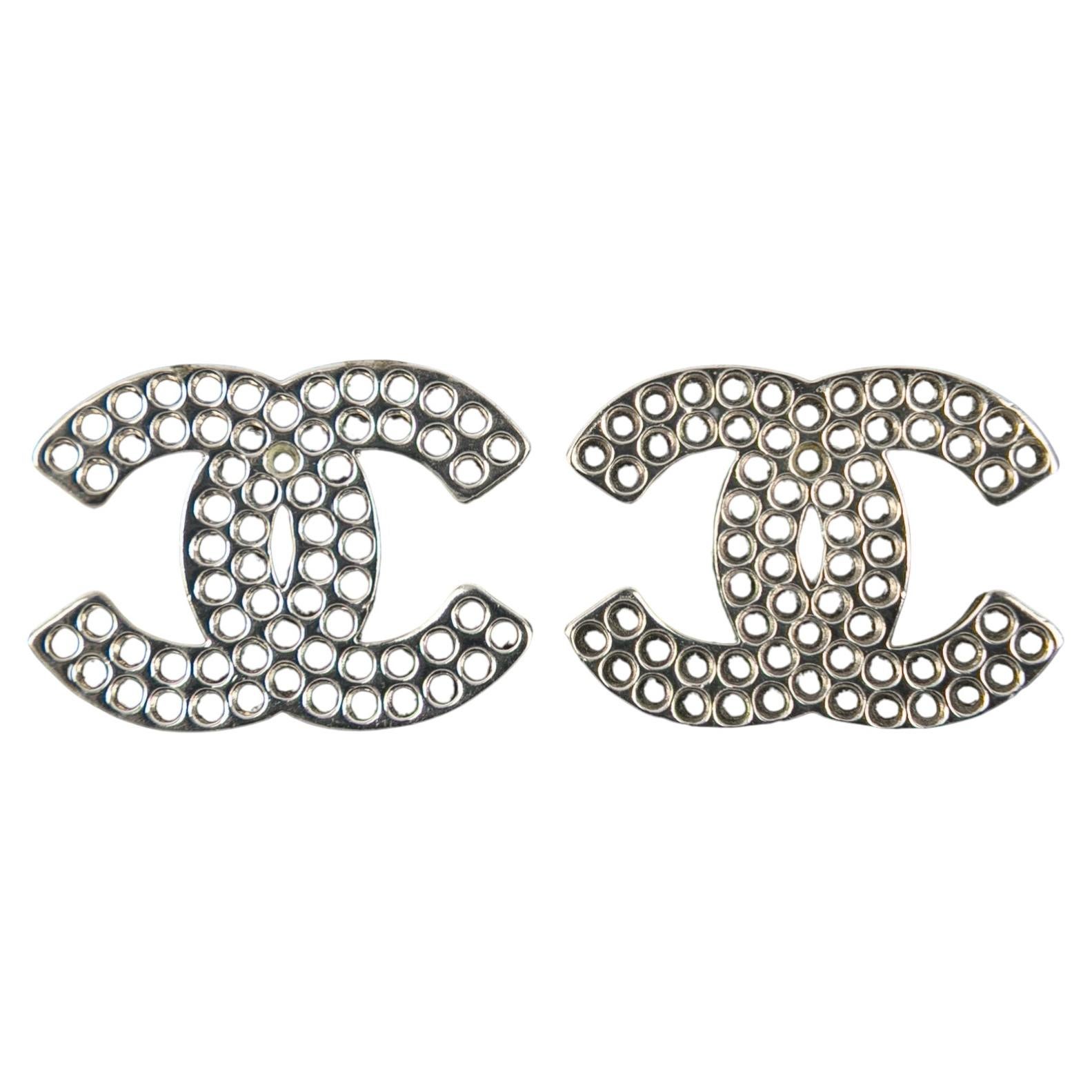 Chanel cc earrings by Karl Lagerfeld Fall-Winter 2003