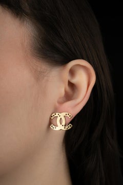 Chanel cc earrings by Karl Lagerfeld Spring-Summer 2004