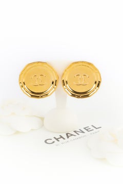 Chanel cc earrings