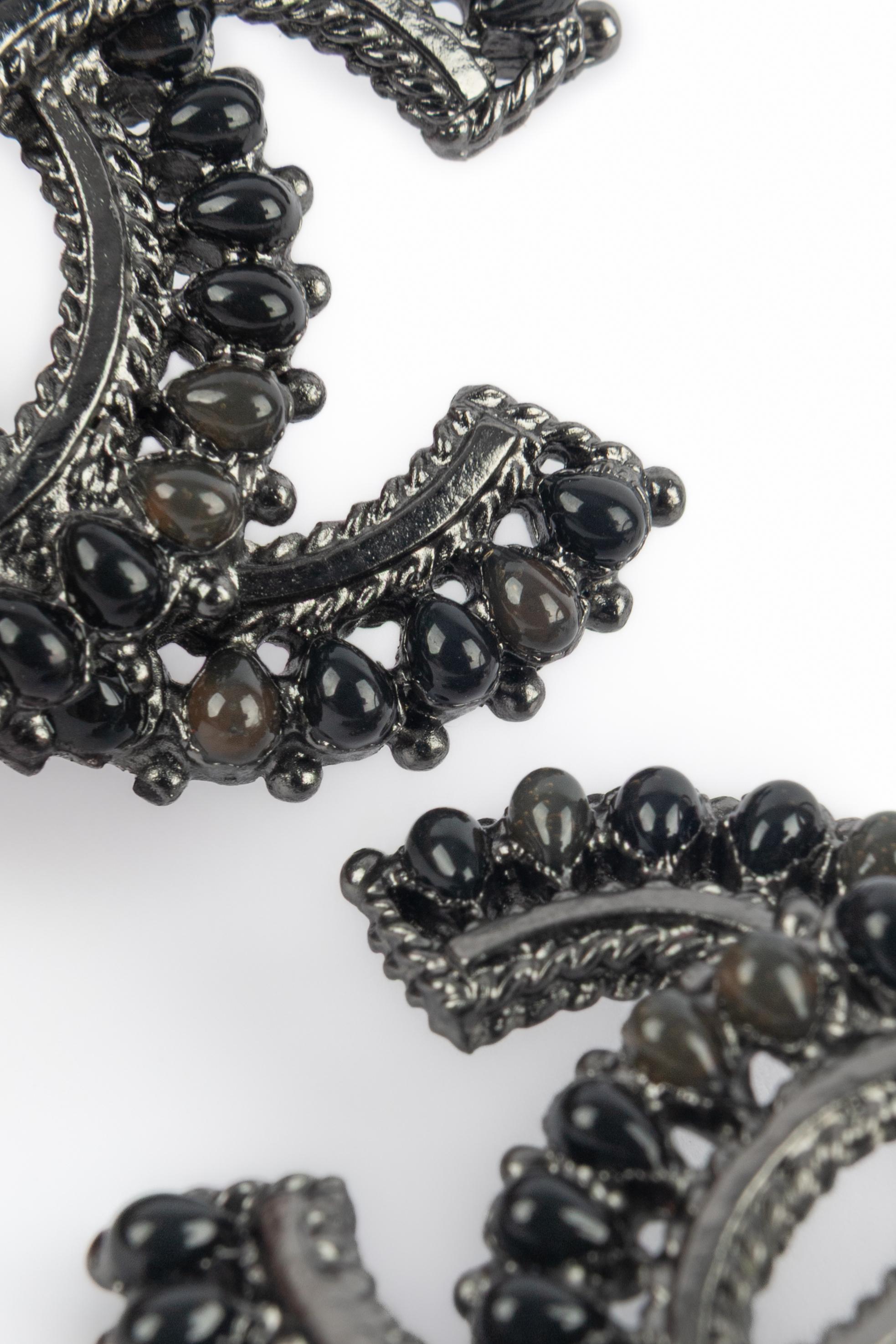 Chanel cc earrings For Sale 2