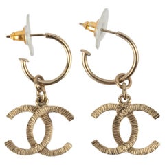 Chanel cc earrings