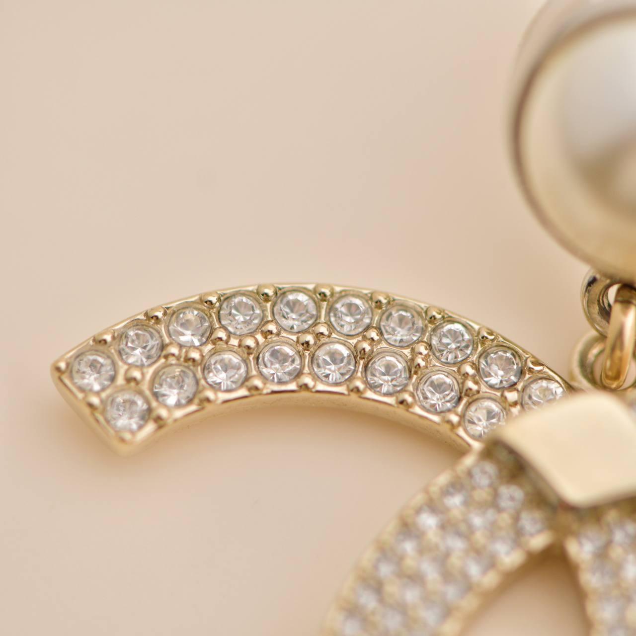 Chanel CC Faux Pearl Earrings From The 2021 Collection 1