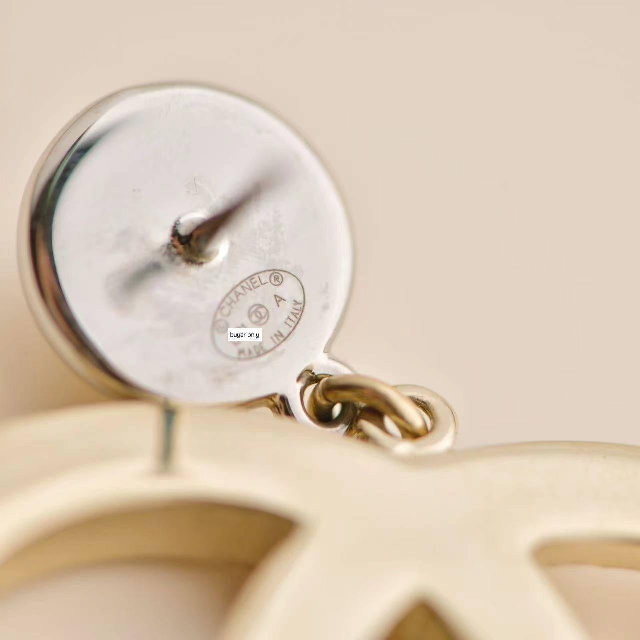 Chanel CC Faux Pearl Earrings From The 2021 Collection 2