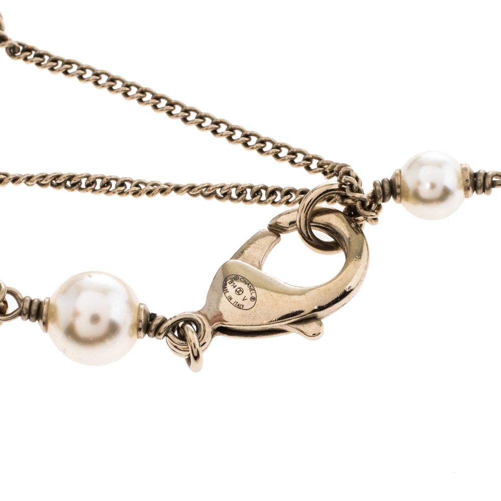 chanel inspired necklace pearl