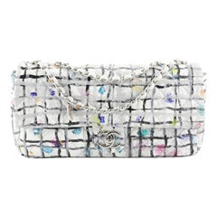 Chanel CC Flap Bag Hand Painted Leather East West