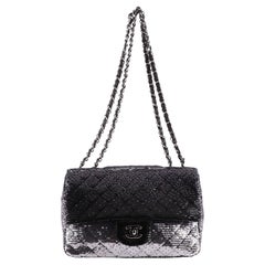 Chanel CC Flap Bag Quilted Ombre Sequins Medium