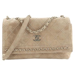 Chanel Brown Suede Patchwork Tote bag 855388 For Sale at 1stDibs